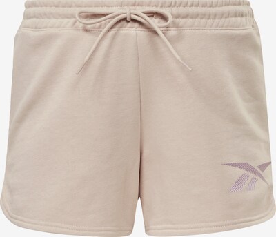 Pantaloni sportivi Reebok di colore sabbia / rosa chiaro, Visualizzazione prodotti