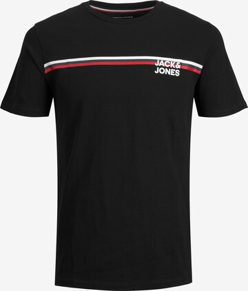 JACK & JONES قميص 'Atlas' بلون أسود: الأمام