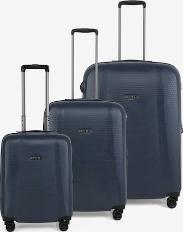 Set di valigie di Epic in blu: frontale