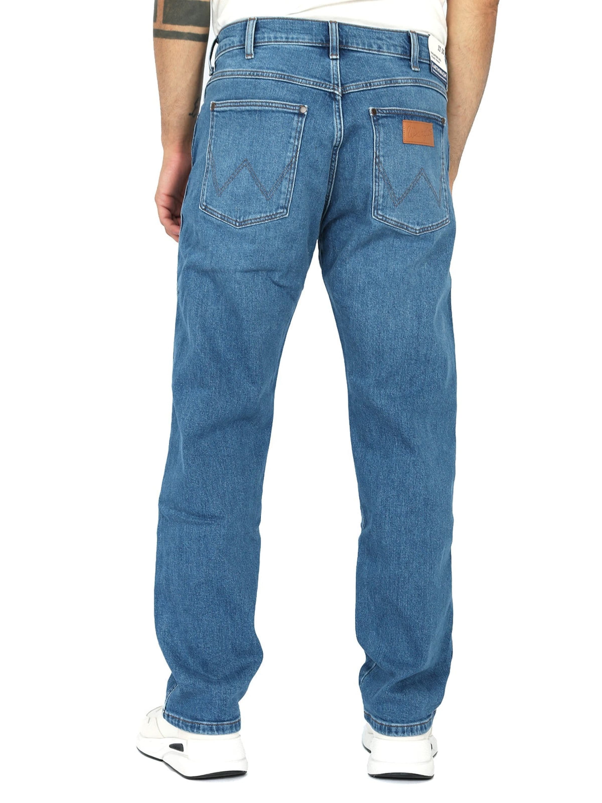 Loosefit Jeans 'RELAXED FRONTIER' di WRANGLER in blu