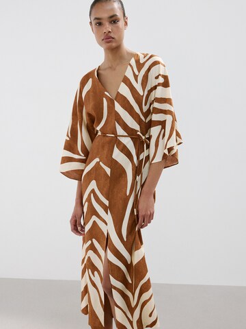 MANGO Kleid 'Karla' in Braun