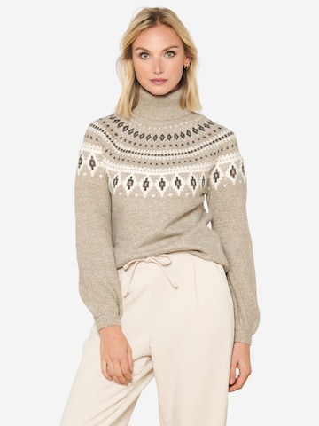 LolaLiza Sweater in Brown: front