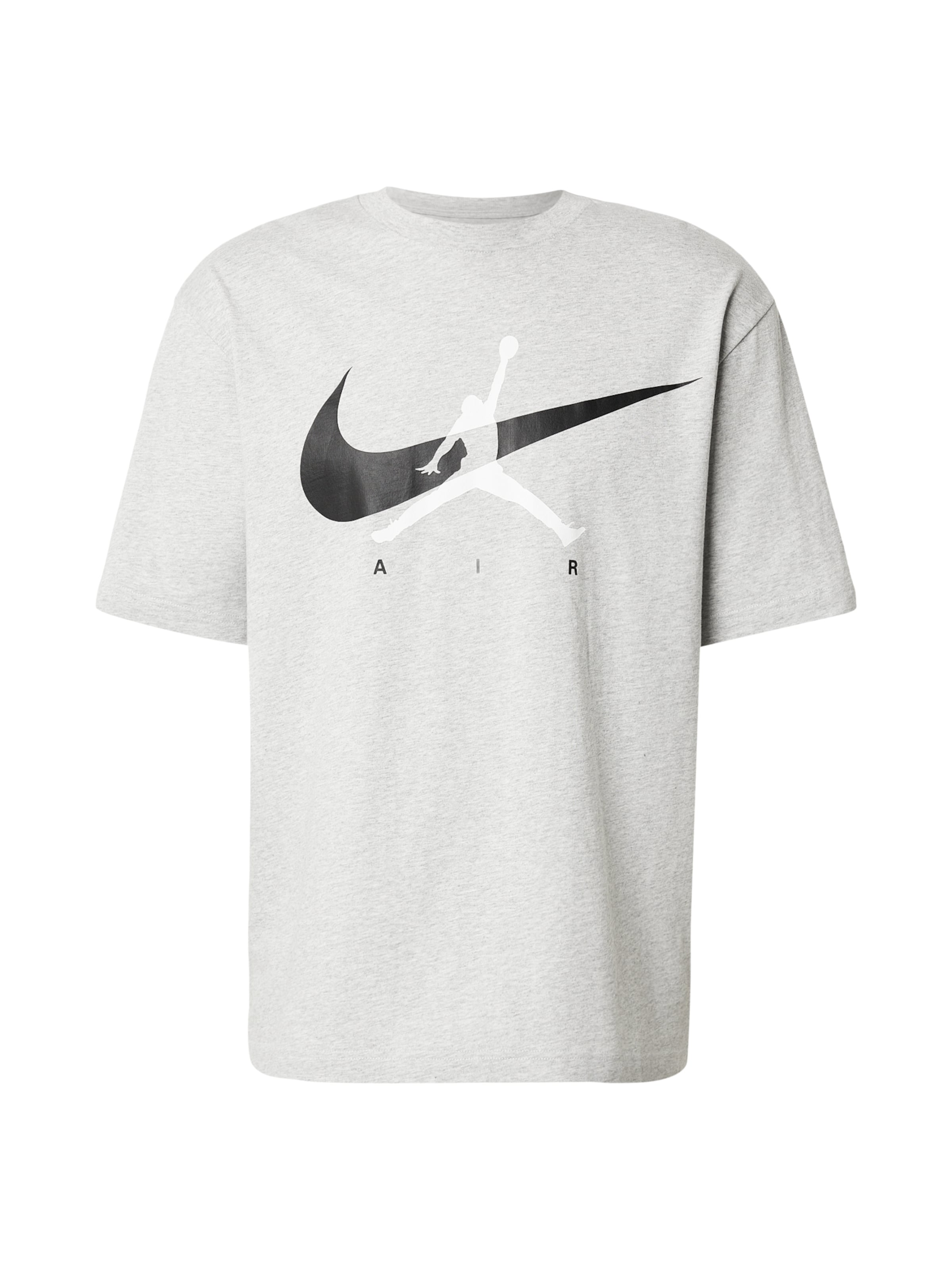 Jordan Camiseta 'BRK JM' en gris moteado / negro / blanco, Vista del producto