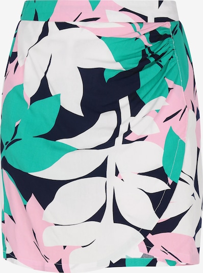 Sijonas 'Fashion Look' iš ebeeza, spalva – tamsiai mėlyna jūros spalva / smaragdinė spalva / rožių spalva / balta, Prekių apžvalga