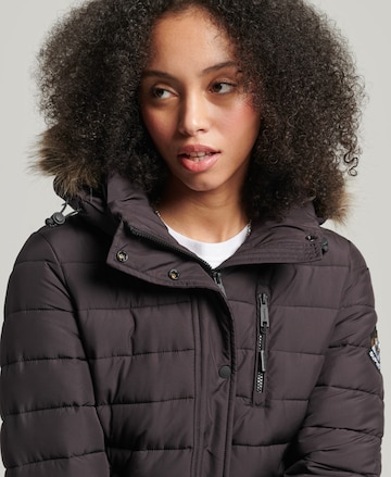 Superdry Winterjacke 'Super Fuji' in Schwarz