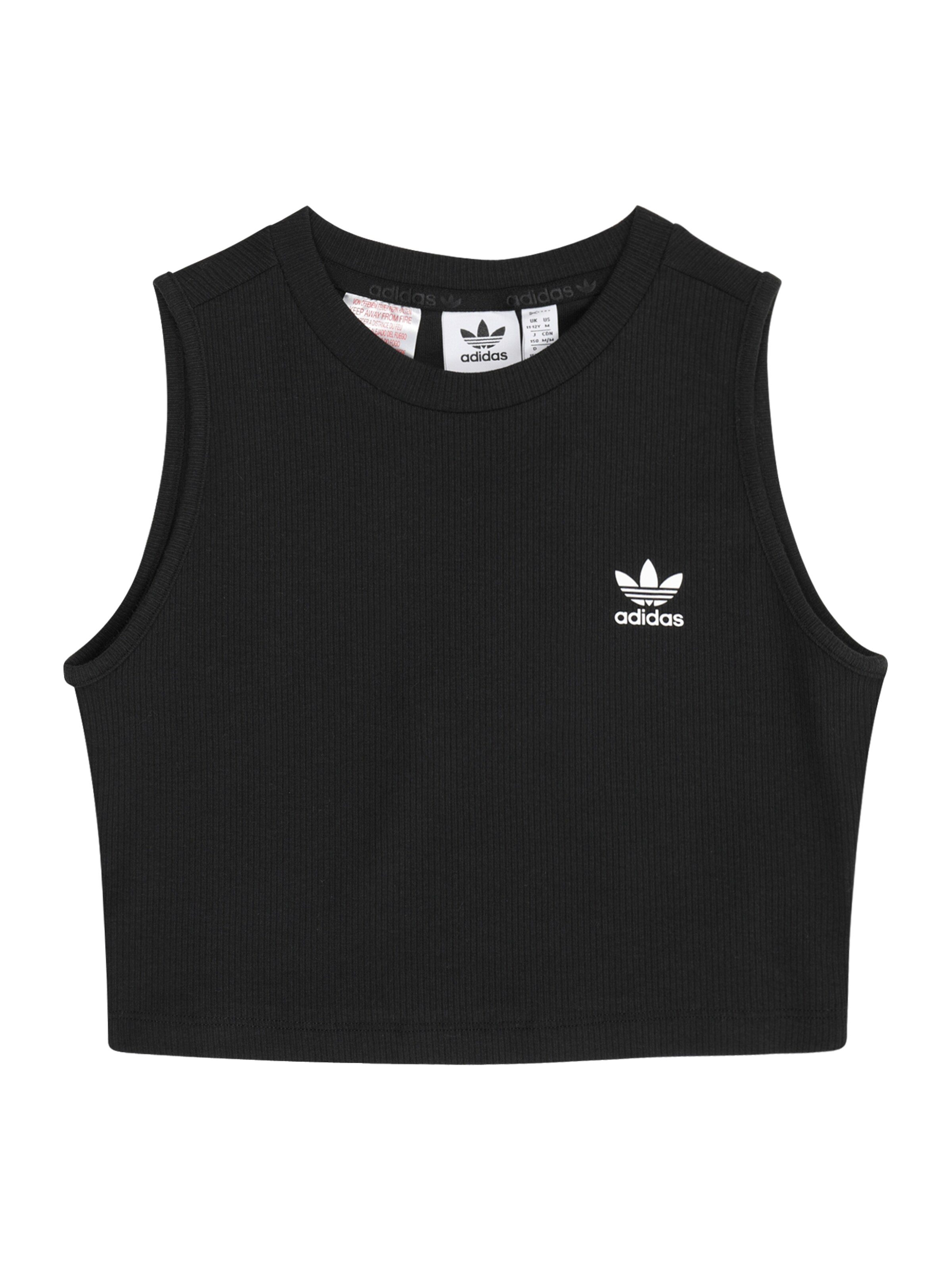 ADIDAS ORIGINALS Overdel i sort: forside