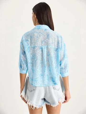 Maglietta di Bianco Lucci in blu