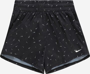 Regular Pantalon de sport 'ONE' NIKE en noir : devant