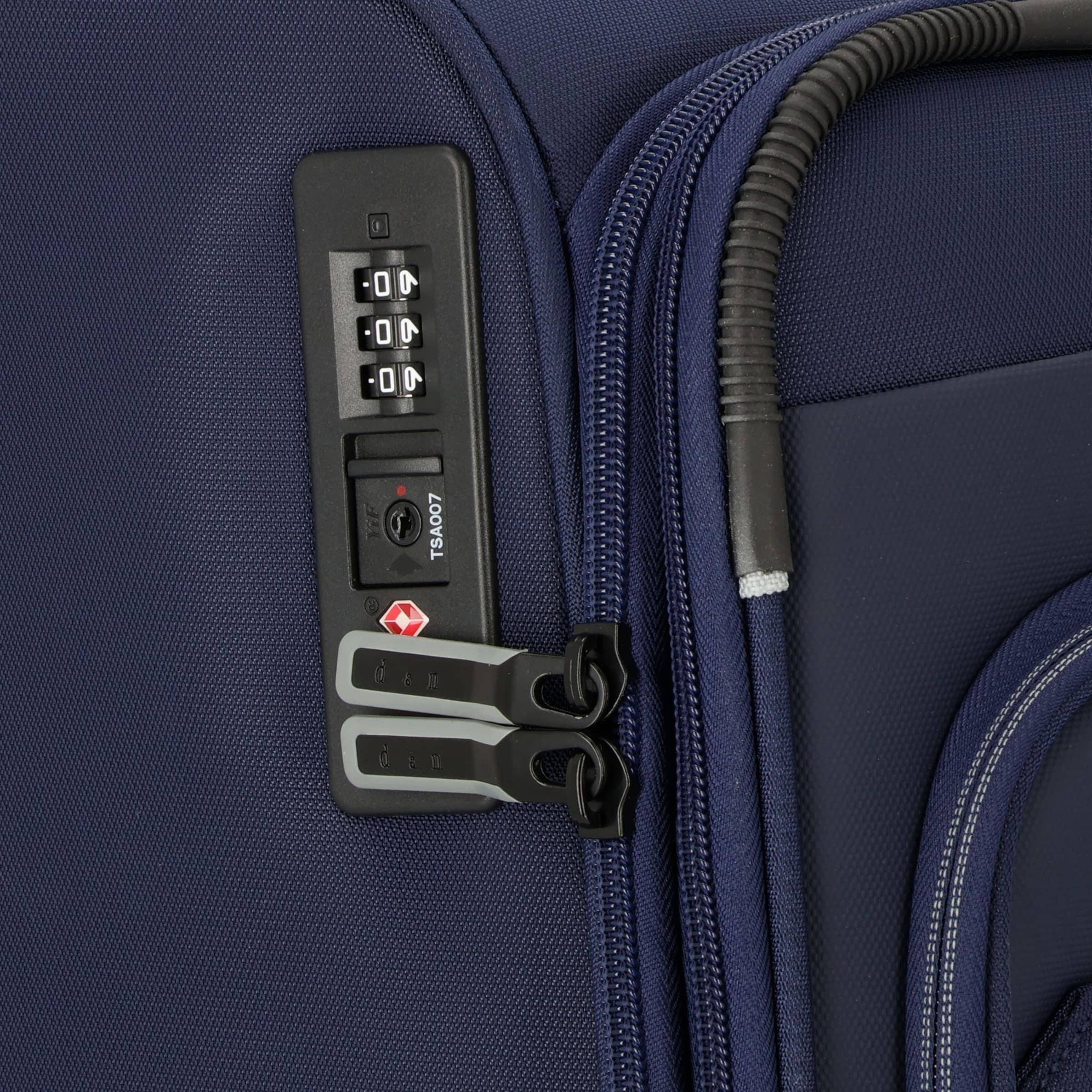 D&N Kofferset 'Travel Line' in Blau