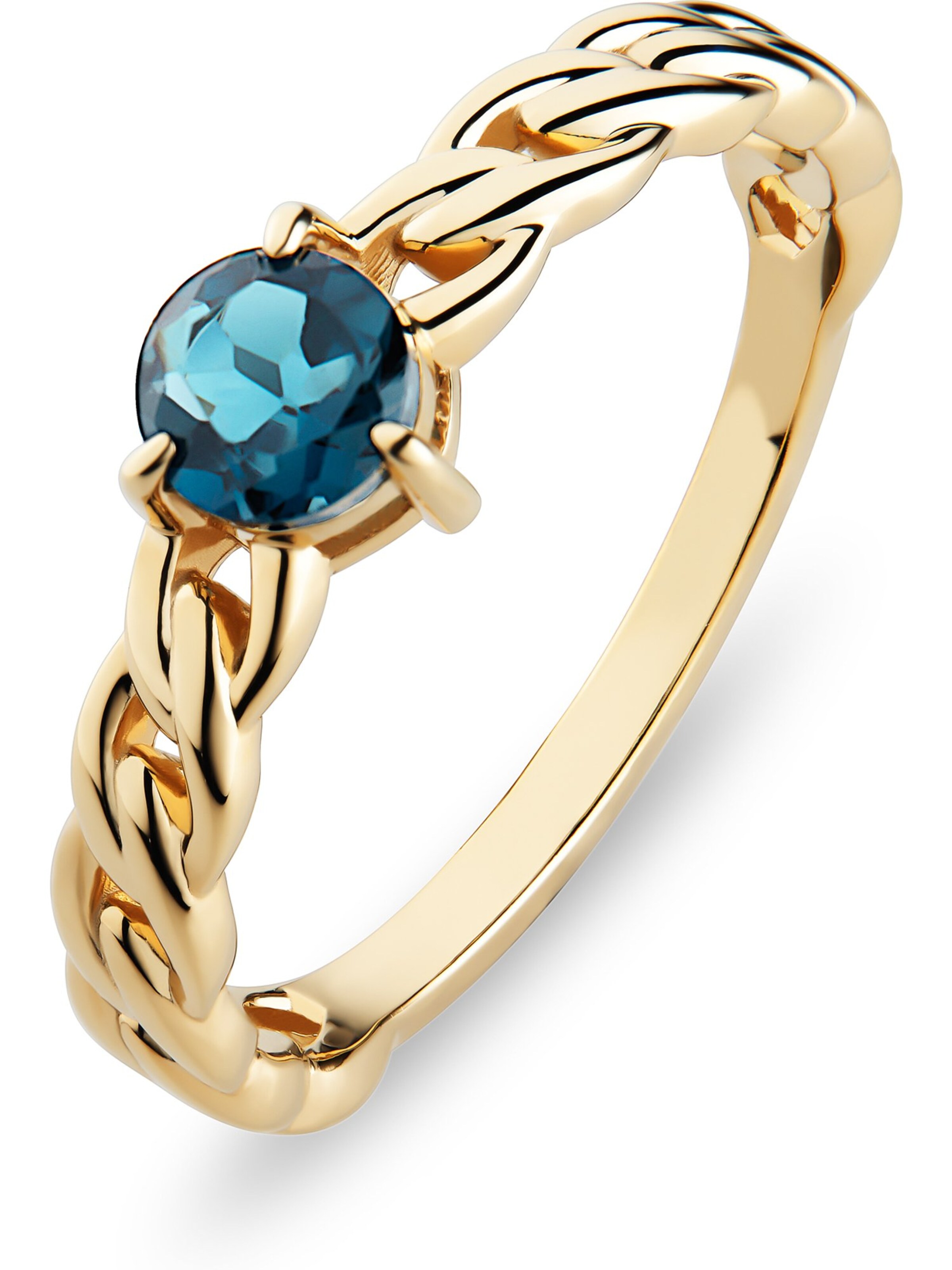 CHRIST Ring in Gelb: Vorderseite