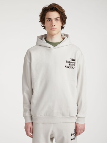 O'NEILL Sweatshirt 'Future Surf Society' in Beige: front