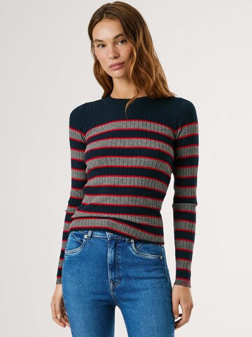 Pepe Jeans Trui 'Clarisse' in Blauw: voorkant