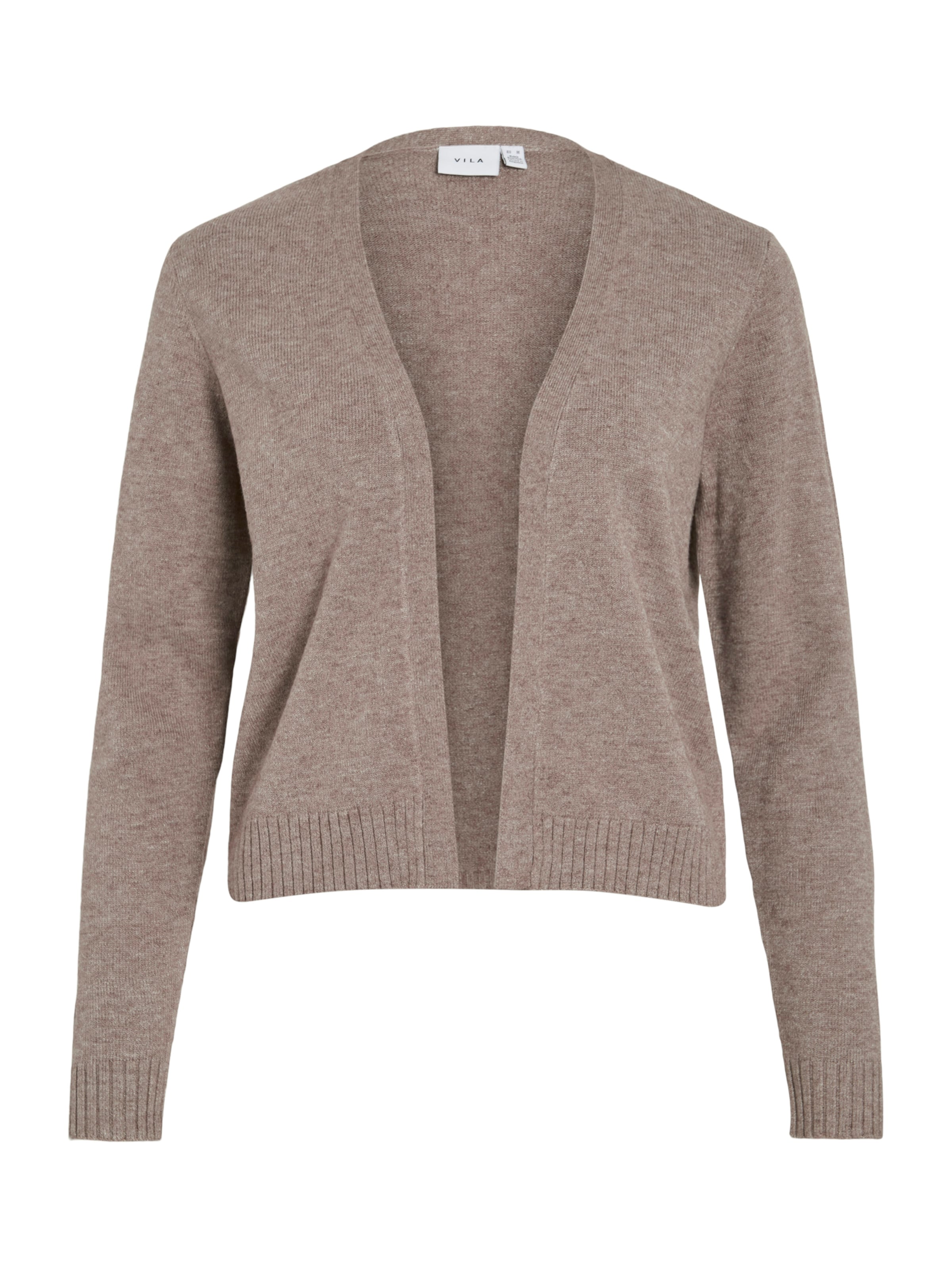 VILA Knit Cardigan &#x27;VIRil&#x27; in Brown: front