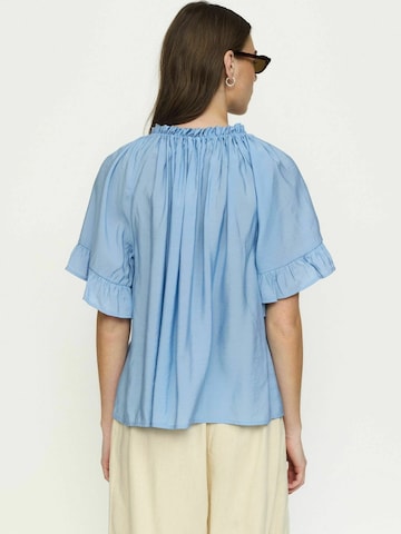 T-shirt ' SRHaina ' Soft Rebels en bleu : derrière