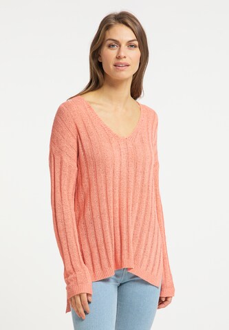 Pull-over Usha en orange : devant