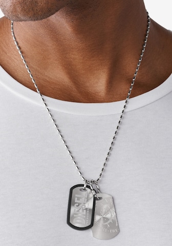 DIESEL Necklace in Silver: front