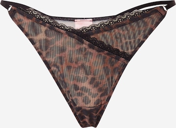 HunkemöllerTanga gaćice 'Ella' - smeđa boja: prednji dio