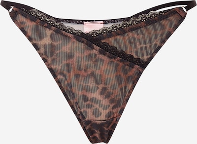 Hunkemöller Tanga gaćice 'Ella' u smeđa / crna, Pregled proizvoda