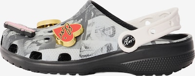 Crocs Clogs 'Elvis Classic' in gold / grau / blutrot / weiß, Produktansicht