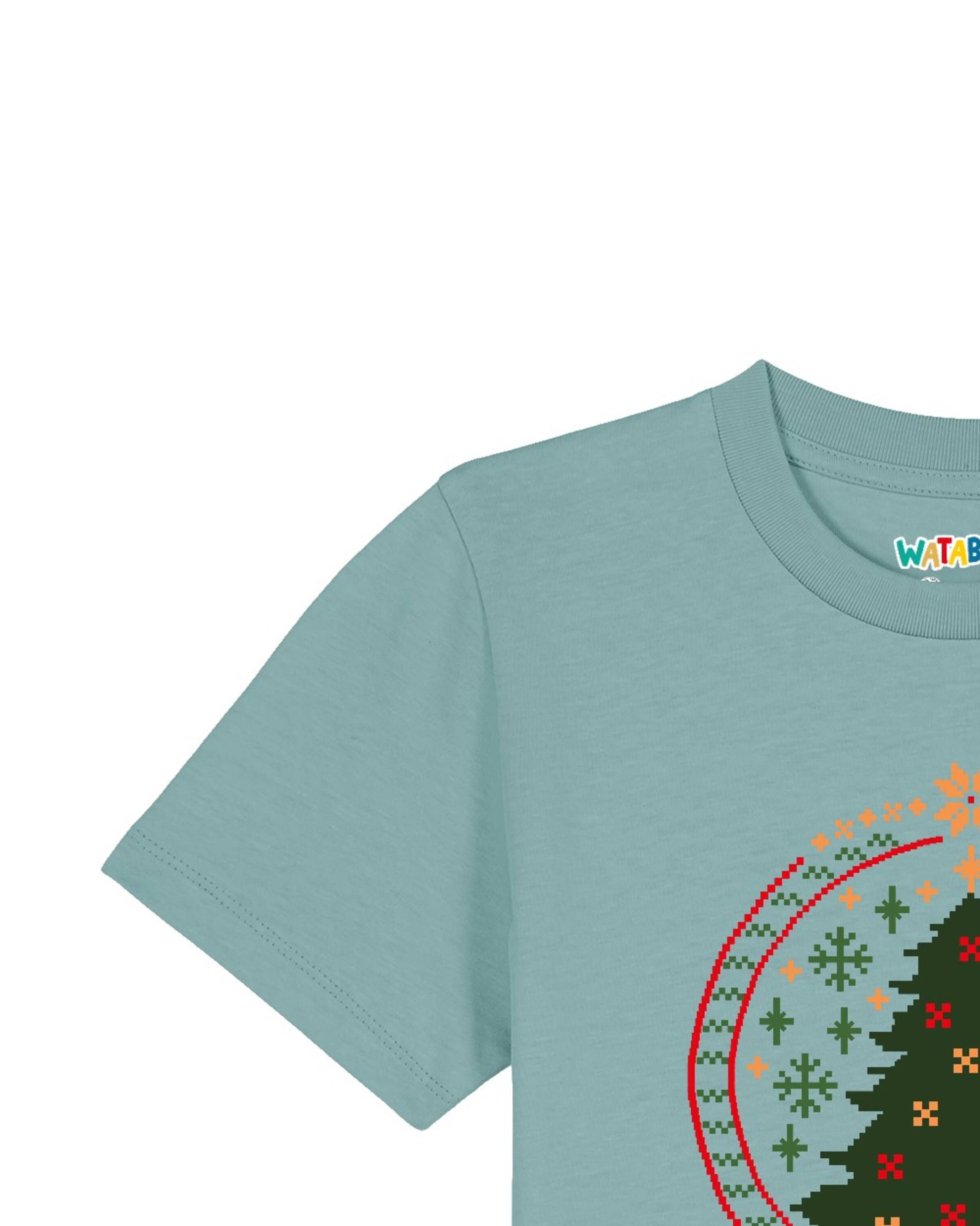 watabout.kids Shirt ' Weihnachtszeit ' in Blauw