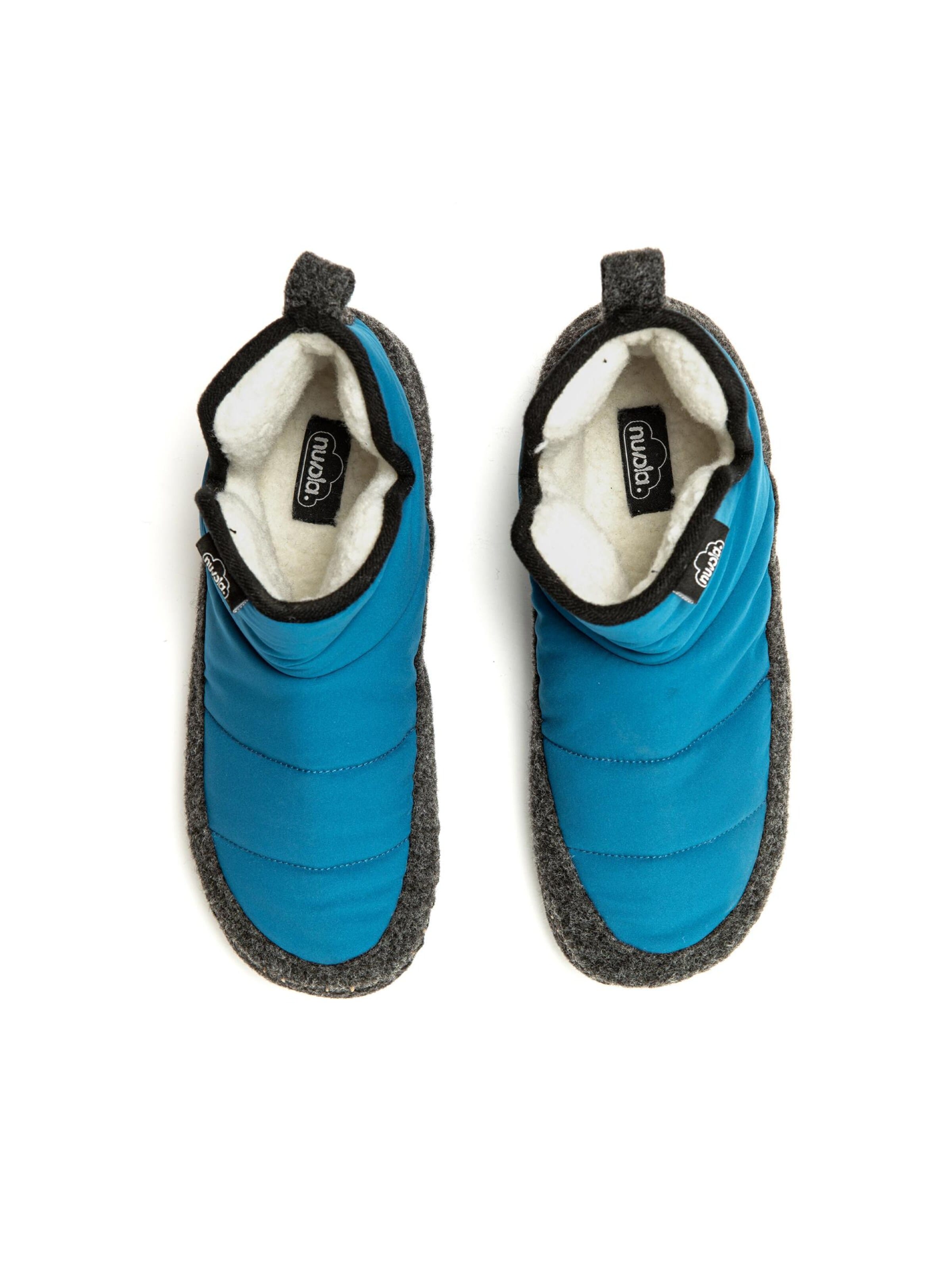 Nuvola. - Pantufa 'Boot New Wool' em verde