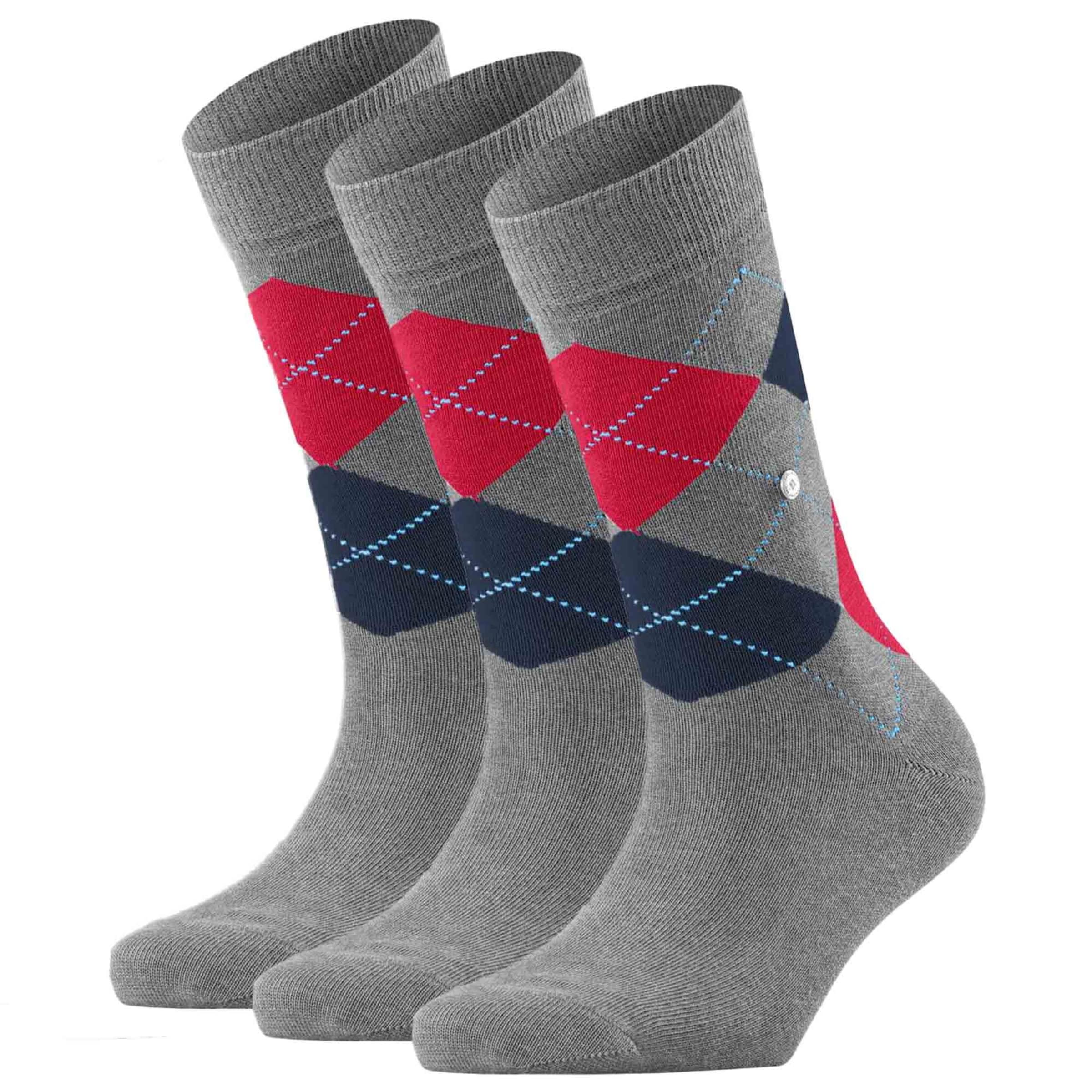 BURLINGTON Socks 'Queen' in Grey: front