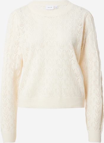VILA Sweater 'MILLE' in Beige: front
