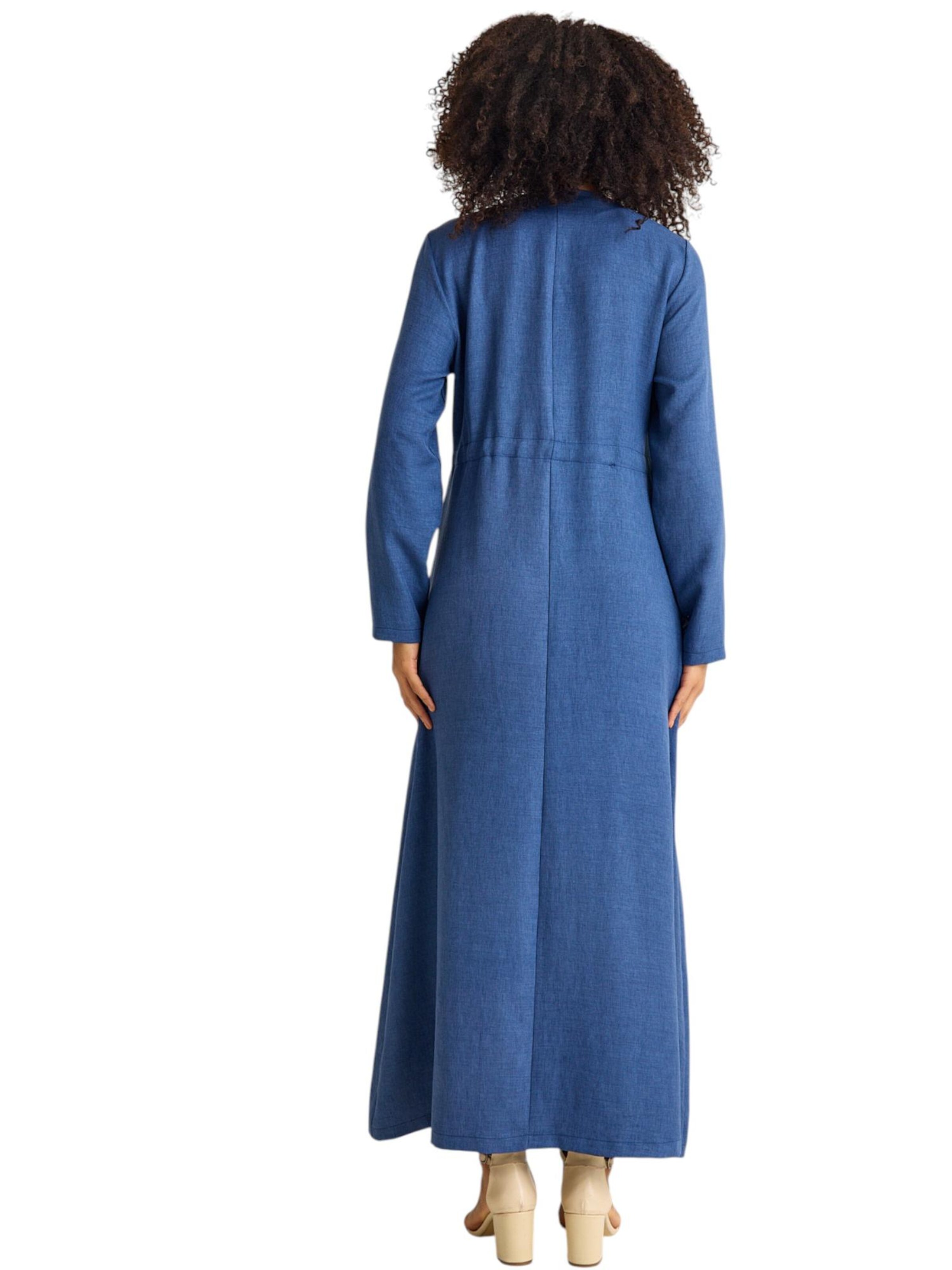 fashionshowcase Jurk 'Leila-Ferace' in Blauw