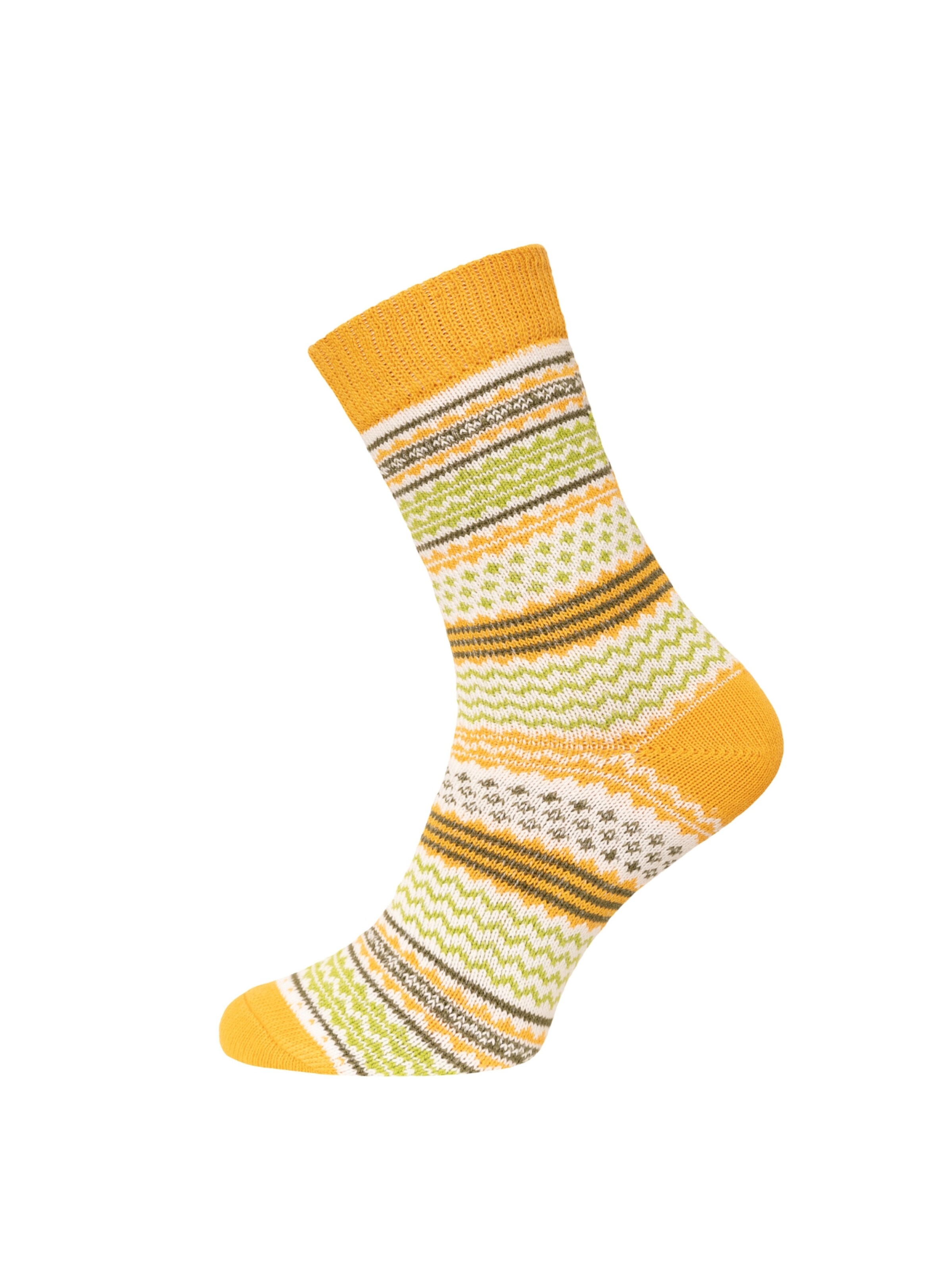 HomeOfSocks Socks 'HOS905' in Yellow: front
