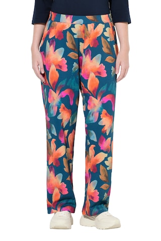 Ulla Popken Regular Broek in Blauw: voorkant