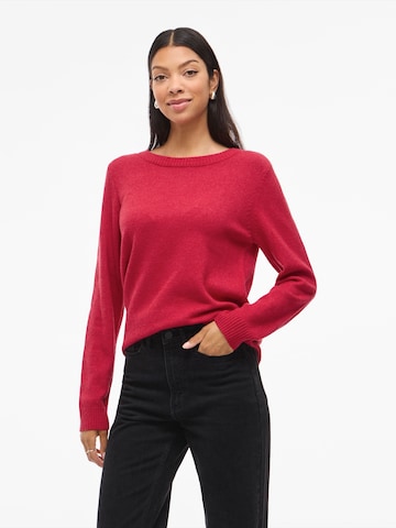 VILA Sweater 'VIRIL' in Red: front