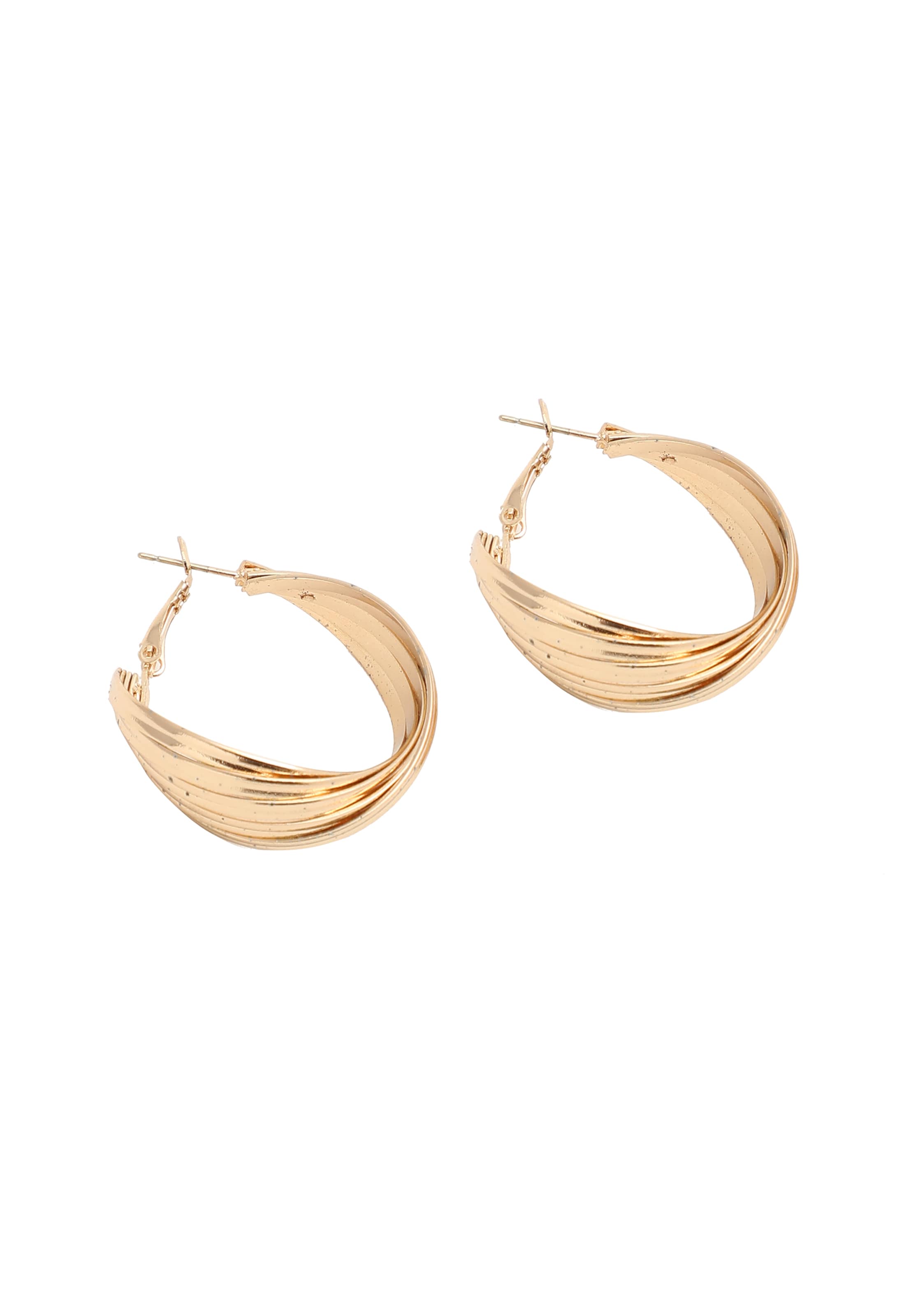 SOHI Náušnice 'Charis' – zlatá: přední strana