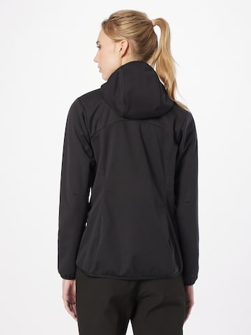 Veste outdoor 'Windhain' JACK WOLFSKIN en noir