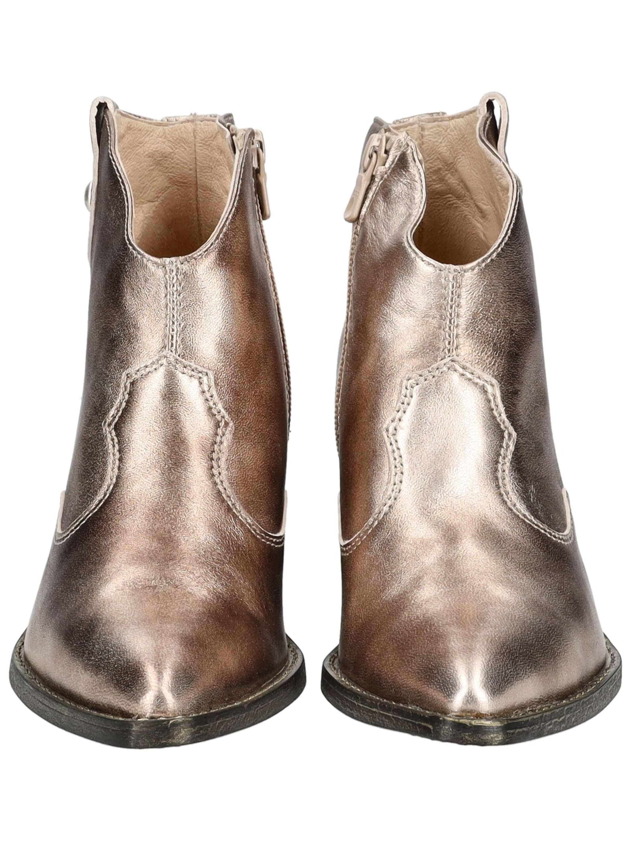 Nero Giardini Ankle Boots in Gold