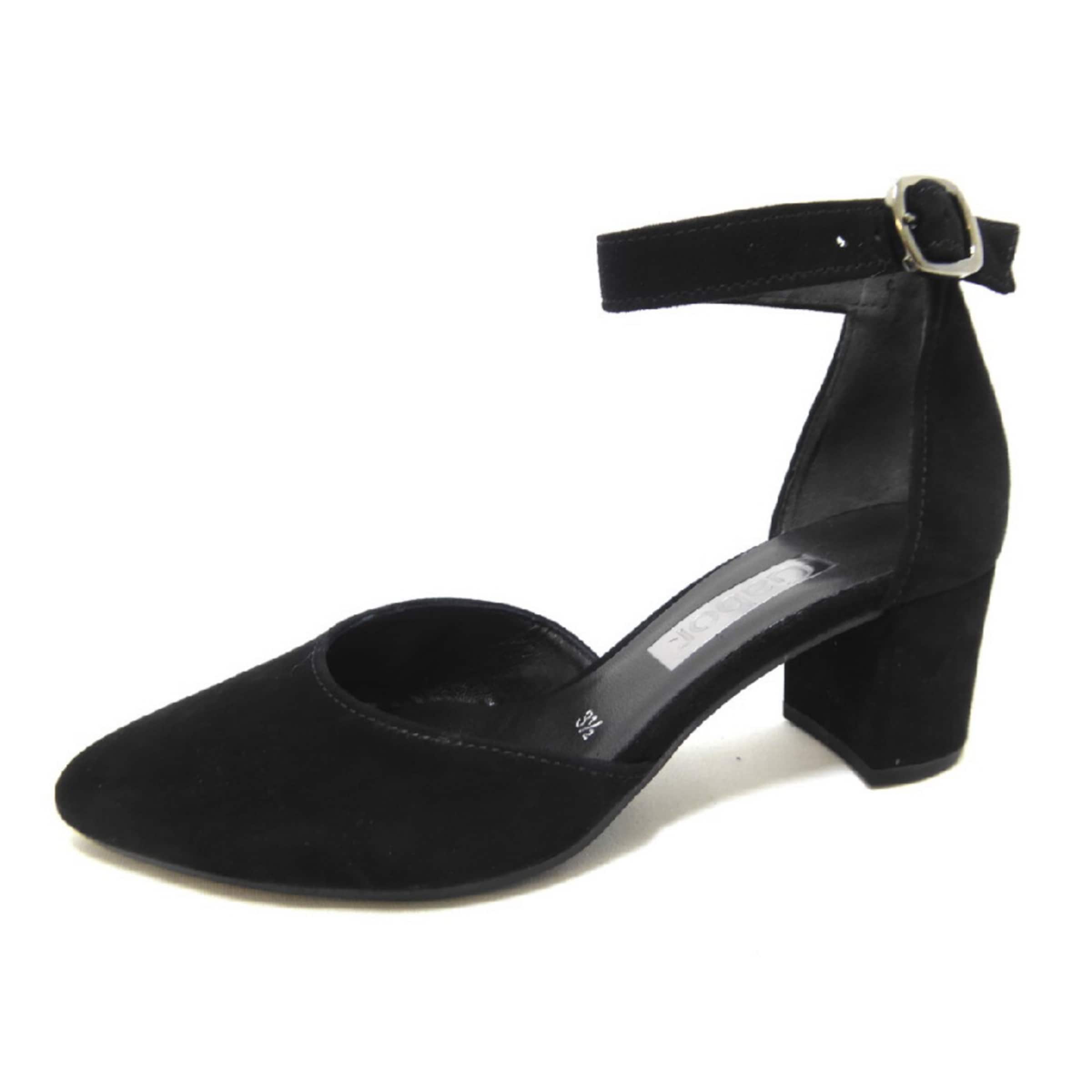 GABOR Slingback Pumps in Black: front
