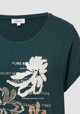 T-shirt s.Oliver en vert