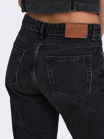 ONLY Regular Jeans 'JACI' in Schwarz