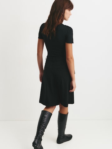 Pull&Bear Блуза боди в черно