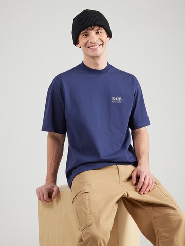 mėlyna NAPAPIJRI Marškinėliai 'MIRAAT': priekis