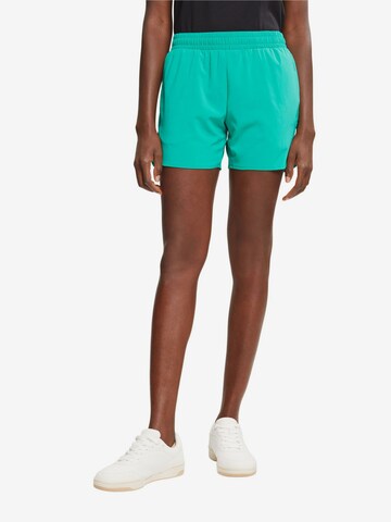 ESPRIT Regular Workout Pants in Green: front