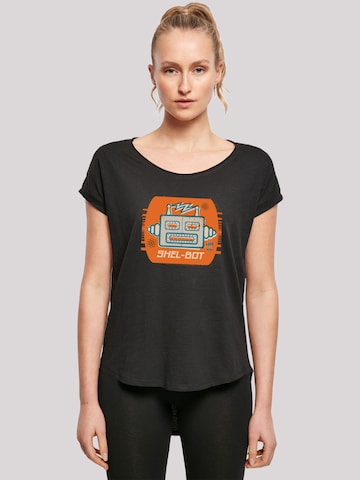 T-shirt 'Shel-Bot' F4NT4STIC en noir : devant