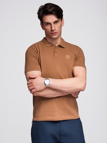 Ombre Shirt in Brown: front