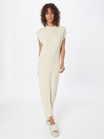 ESPRIT Pletené šaty 'Sus' - biela: predná strana