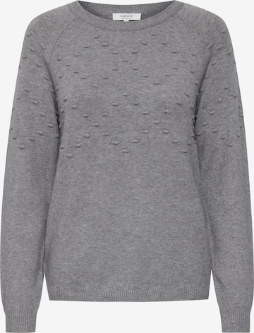 b.young Sweater 'BYNONINA DOT JUMPER' in Grey: front