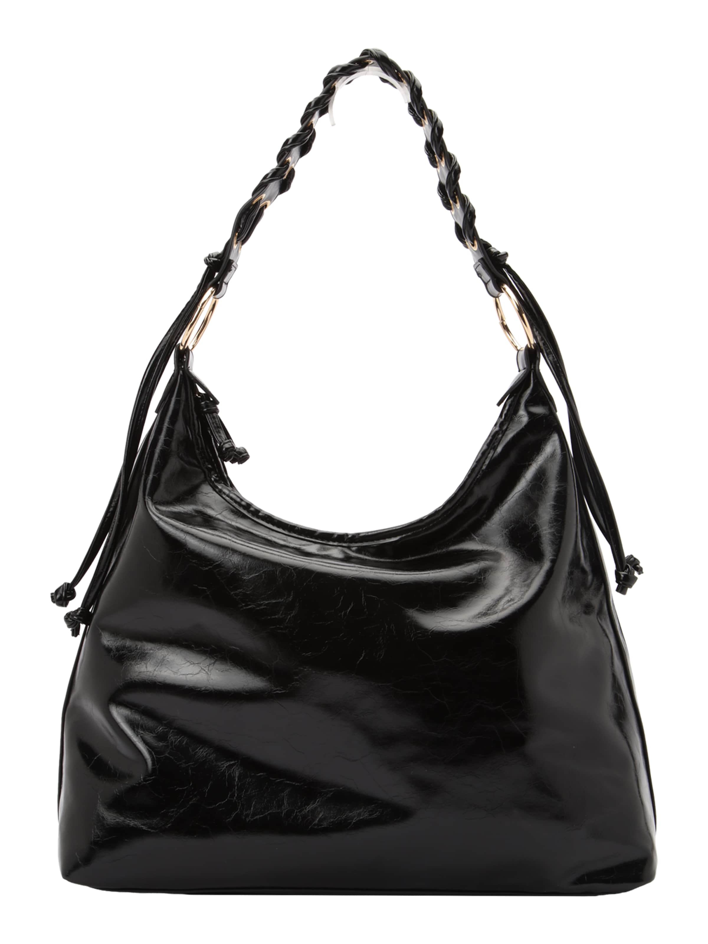 TOPSHOP Τσάντα ώμου 'TATUM' σε μαύρο: μπροστά