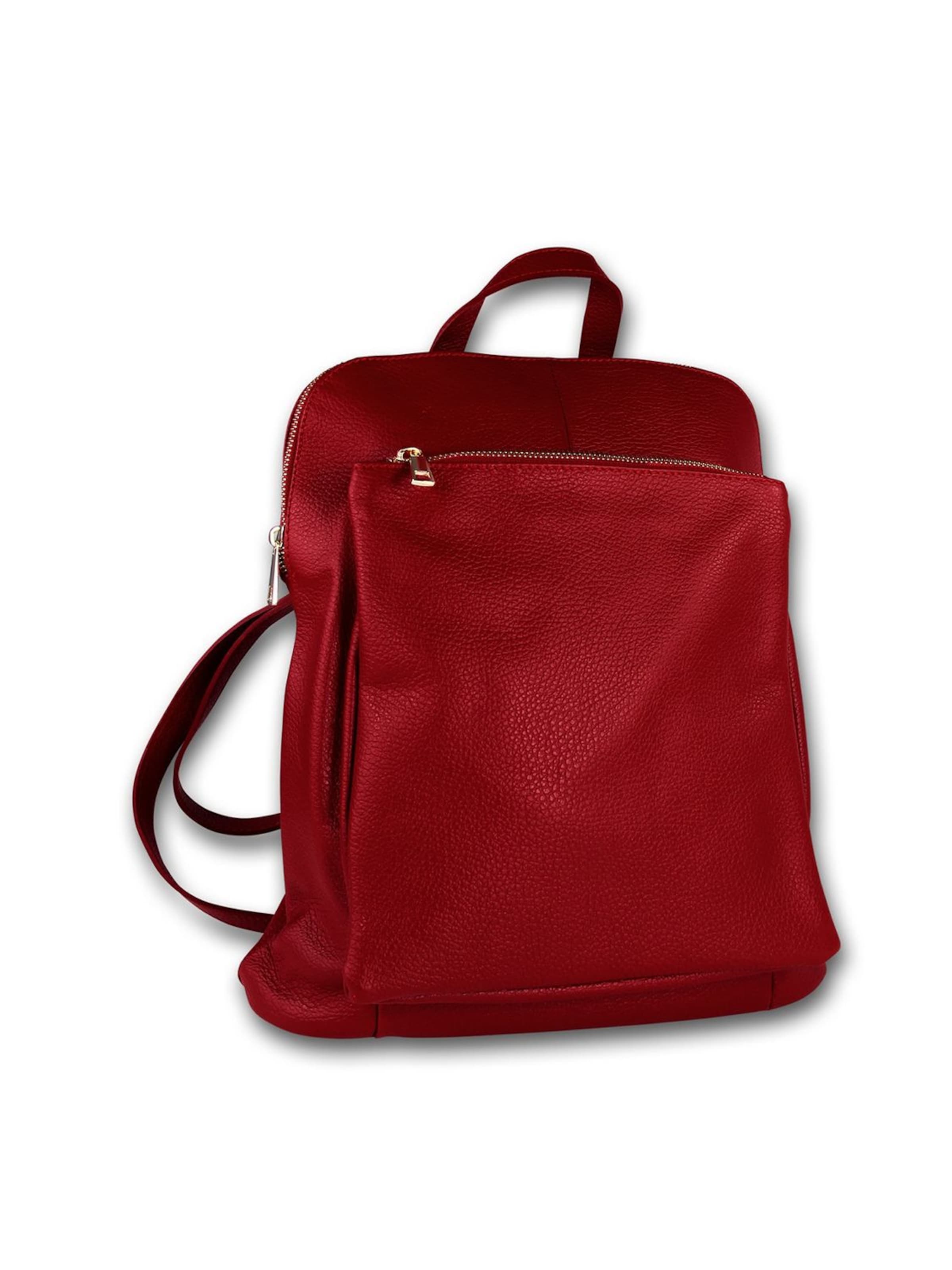 Sac à dos Toscanto en rouge : devant