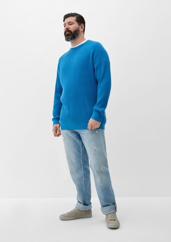 s.Oliver Men Big Sizes Pullover in Blau