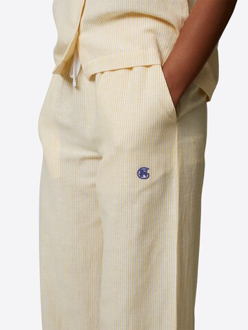 Wide Leg Pantalon Good For Nothing en jaune