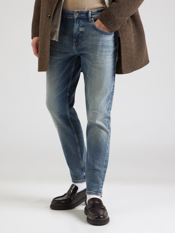 BOSS Slimfit Τζιν 'ONYX' σε μπλε: μπροστά