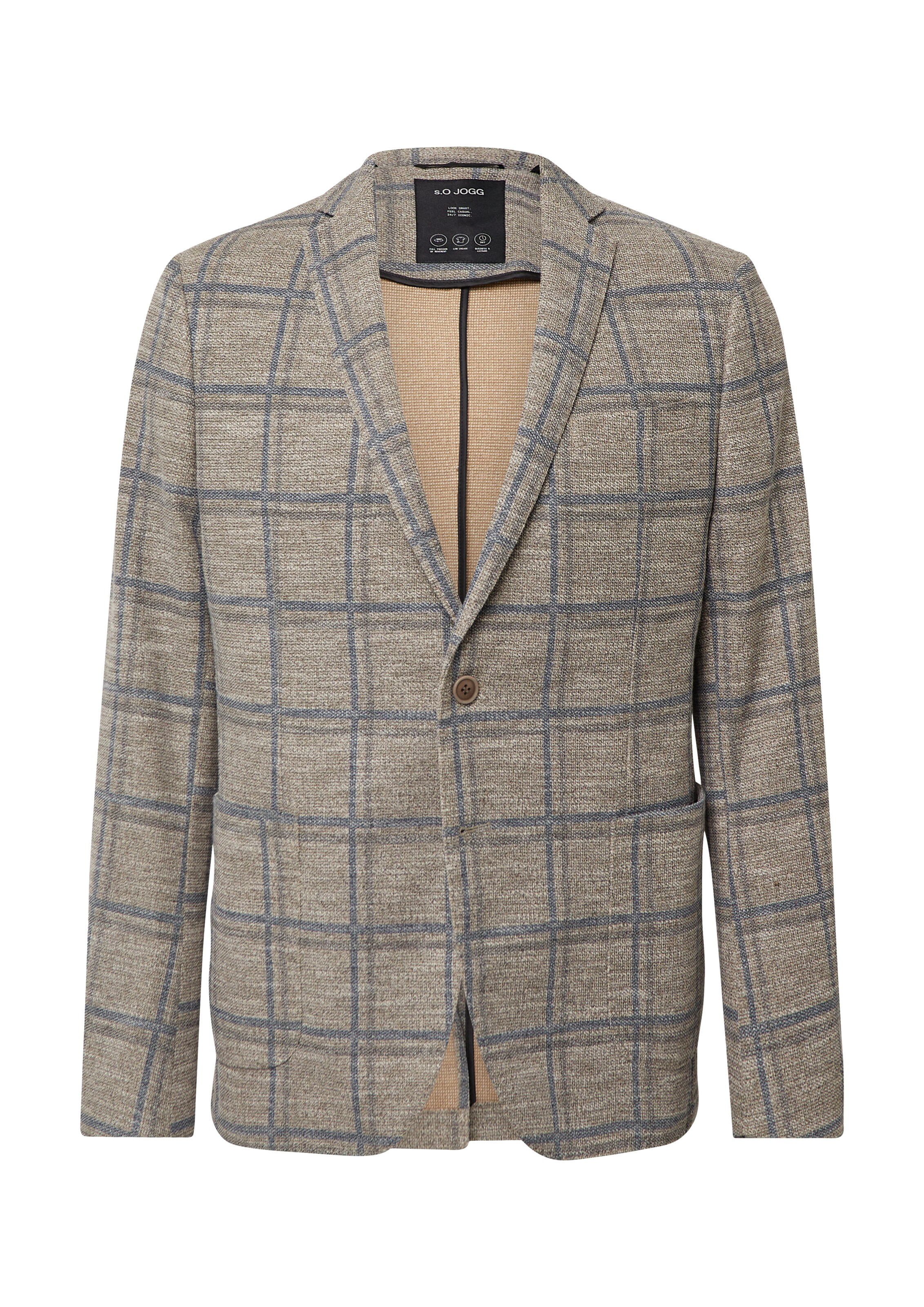 Veste de costume s.Oliver BLACK LABEL en beige : devant